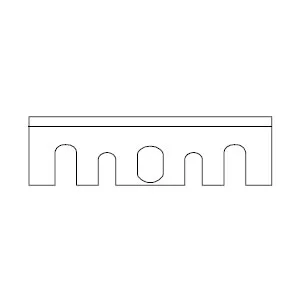 6x Hobelmesser für Hitachi F20A / FU20 / FP20 82×28×3 HSS 3-1/4″×1-7/64″×1/8″